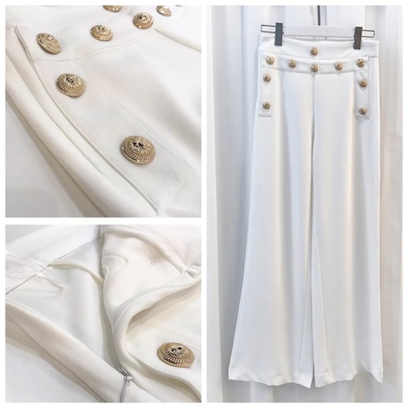 CHARMILL Lion Button Stretch Pants - Picture 1 of 8